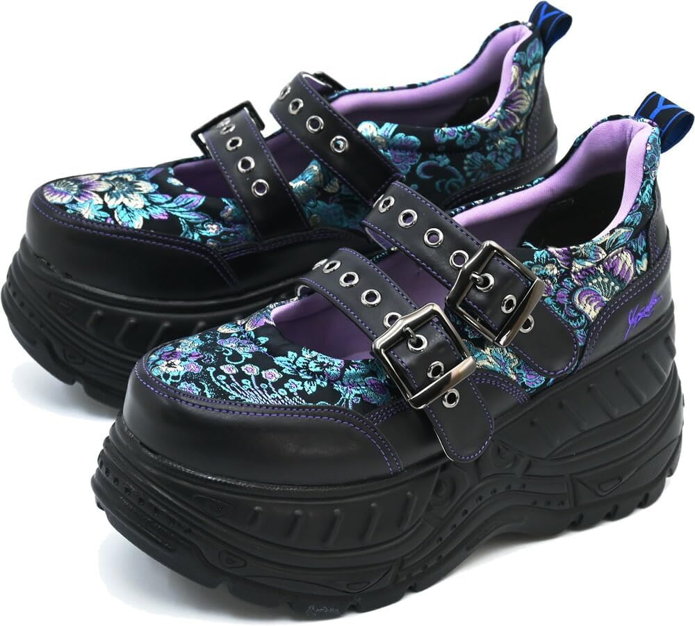 Amazon.co.jp: Yosuke Women's Thick Sole Sneakers, Double