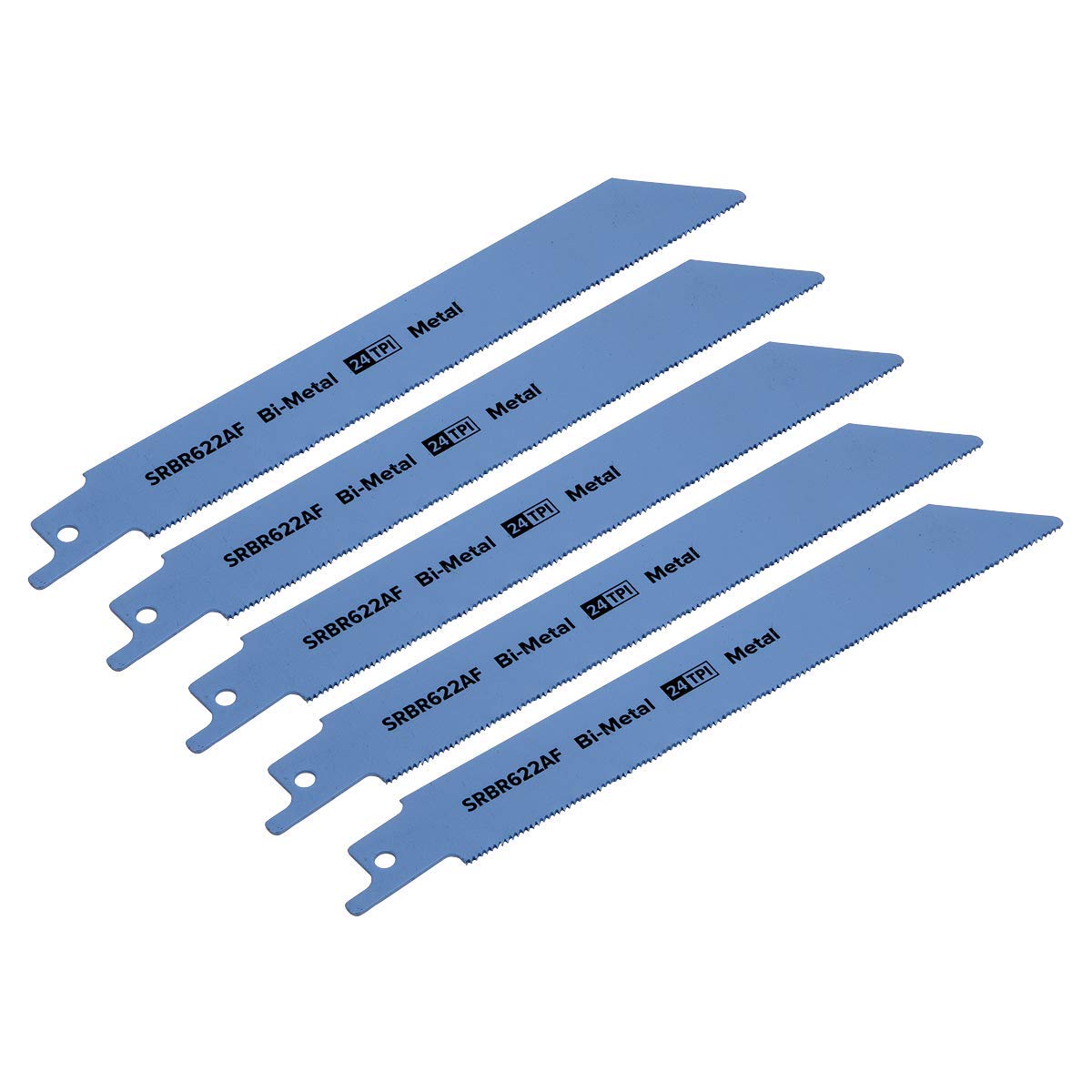 Sealey SRBR622AF 150mm 24tpi Reciprocating Saw Blade Metal - Pack of 5