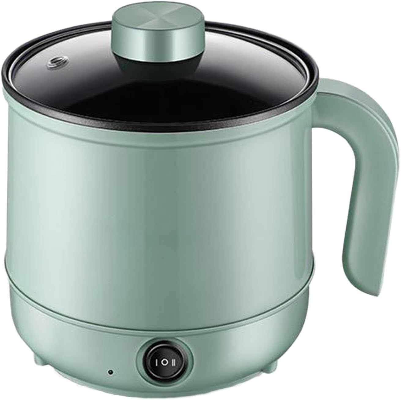 Olla Eléctrica Portátil Aufmer 1.7L, 300W-600W, Antiadherente, Verde