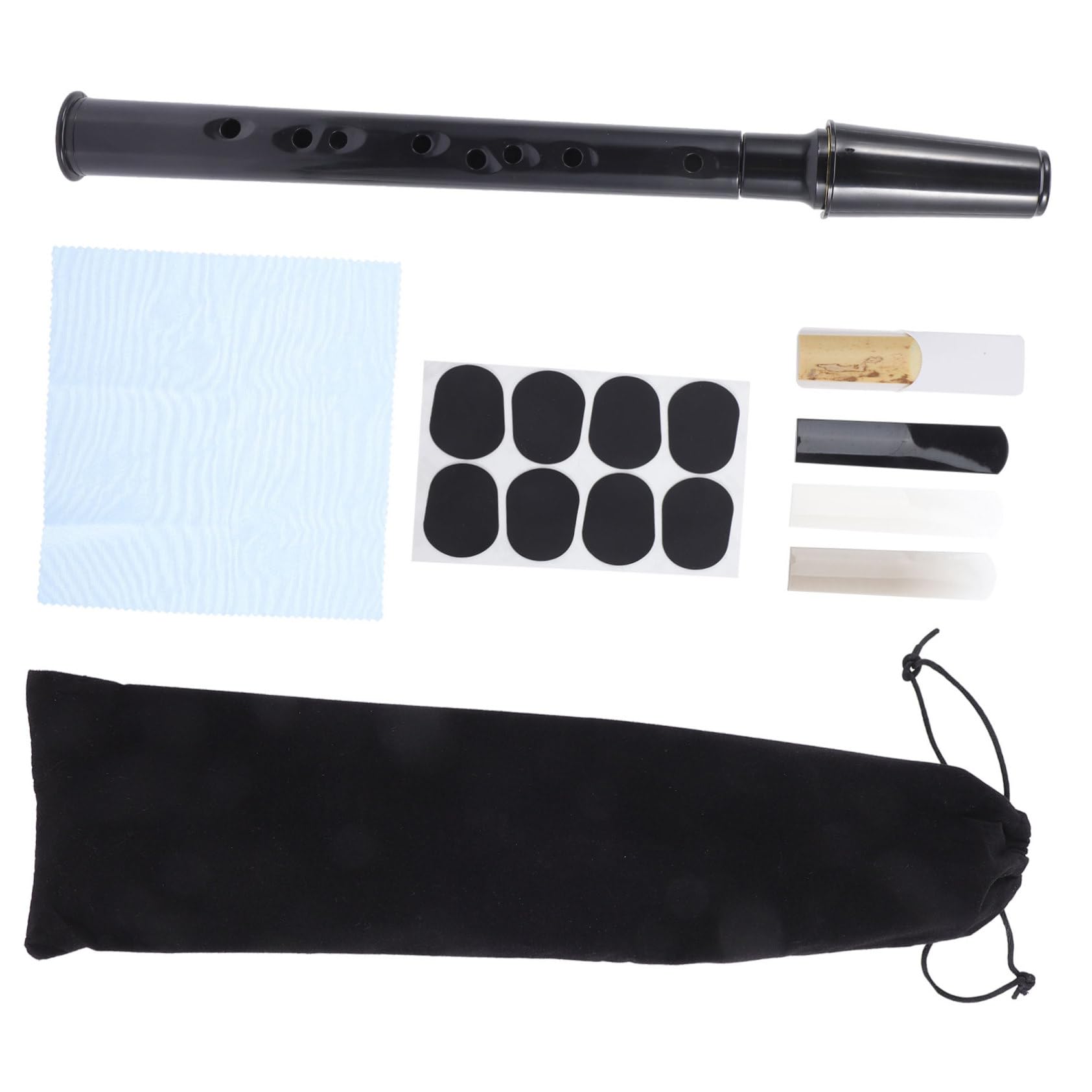 CORHAD 1juego Mini Saxofón De Bolsillo c Funda y Accesorios Instrumento Portátil Para Principiantes Clases De y Ocasiones Especiales