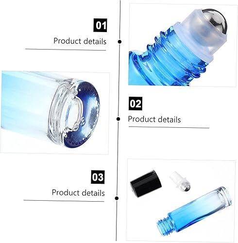 Miniatura 5 de SOLUSTRE 36 unids botella de rodillo botella de viaje botellas de viaje para artículos de aseo personal pulverizador de botellas contenedor líquido