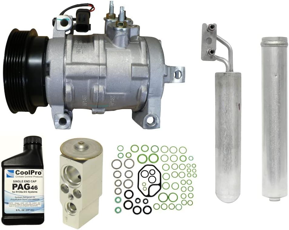 Fits 2006-2010 D. Charger (6.1L engines) New A/C AC Compressor Kit