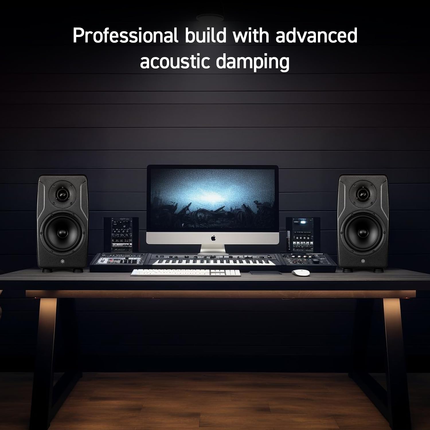 IK Multimedia iLoud Precision 6 MKII Studio Monitor - 16,5 cm Nearfield Lautsprecher mit Graphen-Hochtöner, ARC X Raumkorrektur, virtuelle Überwachung, akustische Messung & linearer Phasenantwort