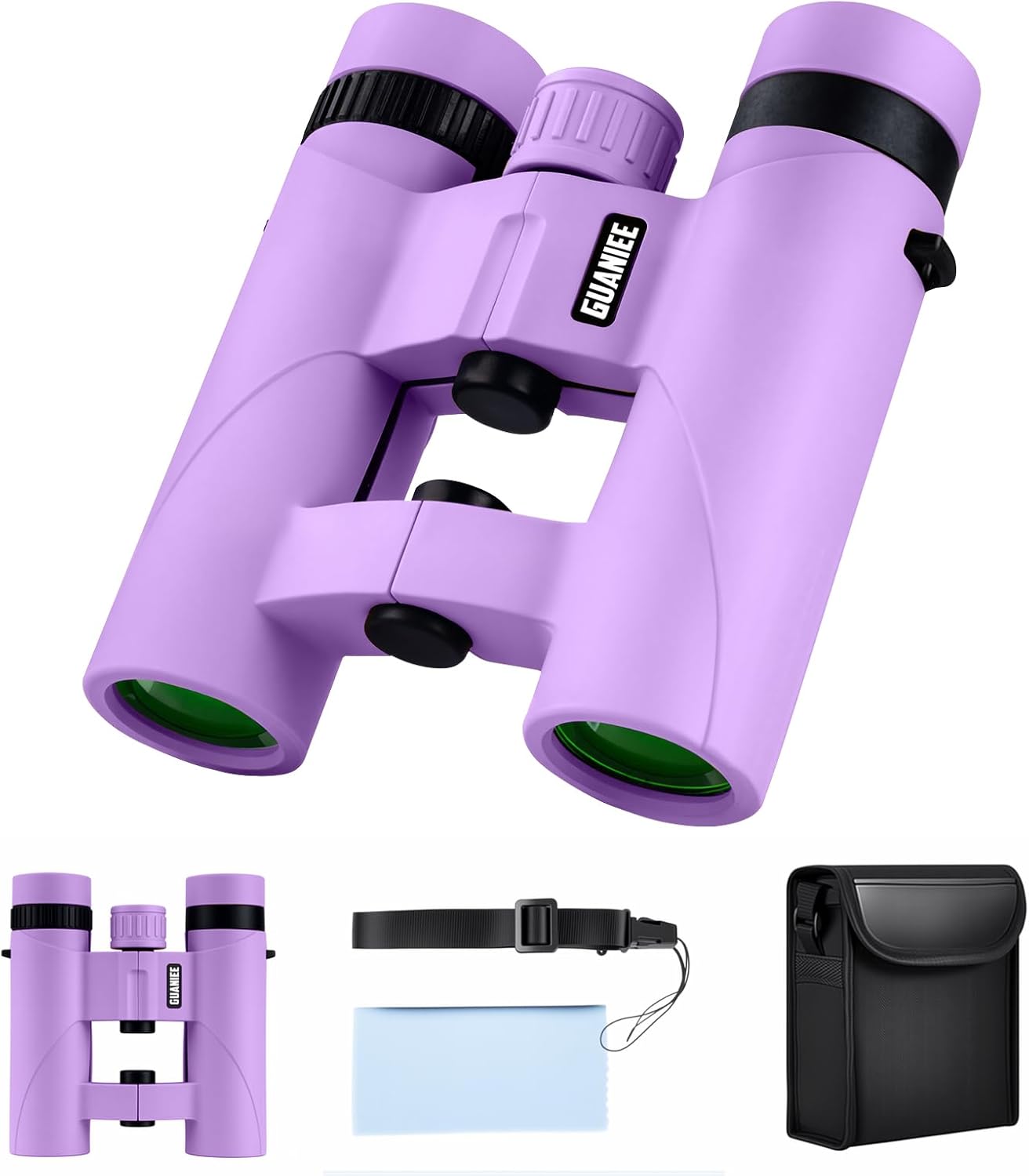 10x25 Binoculars for Kids Mini Pocket Compact Binoculars Waterproof Small Binocular for Bird Watching Travel Stargazing Outdoor Sports Blue