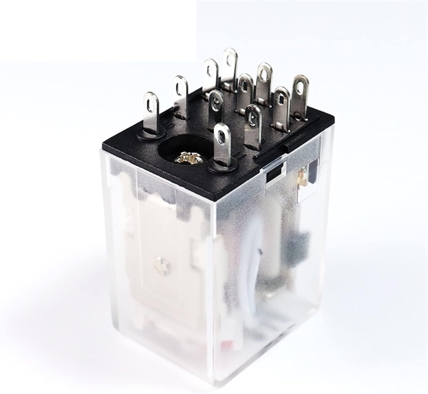 Intermediate Electromagnetic Relay HH53P MY3N contactor AC220V24V12V DC110V 5A Equipment Accessories with Base 11pin(Dc,24V)