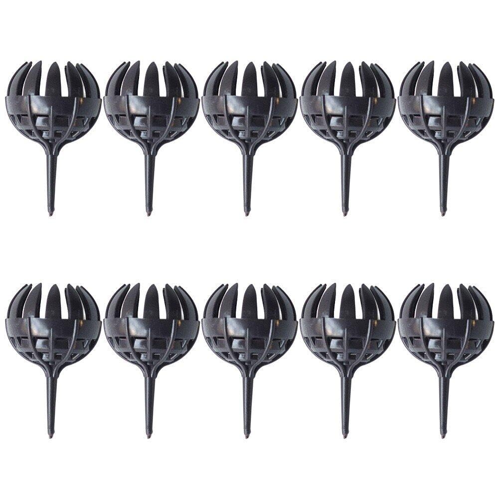 Sanfly Coffee 10Pcs Bonsai Fertilizer Basket, Portable Bonsai Fertiliser Baskets With Spike Reusable Plastic Garden Tool For Flower Plant
