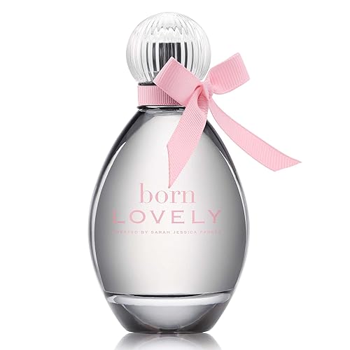 SJP Born Lovely - Fragancia en espray para mujer, aroma floral ámbar exuberante, dulce y elegante para mujer, mandarina, peonía, madreselva y