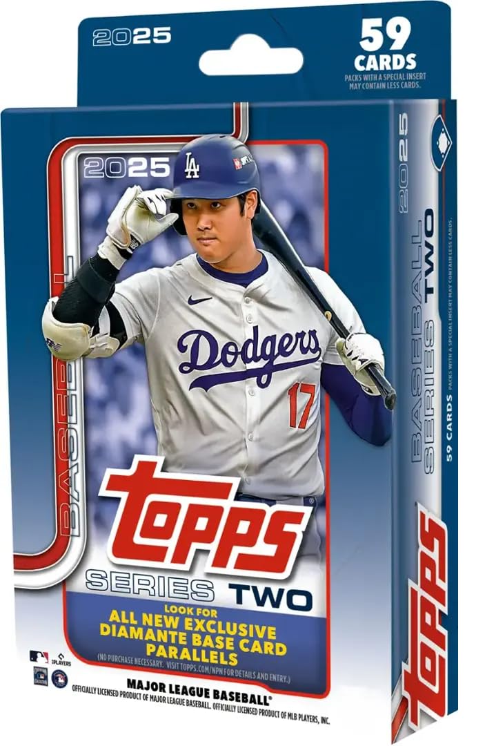 2025 Topps Series 2 Baseball Trading Card Hanger Box (Look for Exclusive Diamante Base Card Parallels)