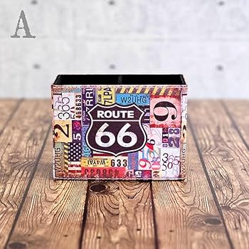 Amazon｜アメリカン雑貨 ルート66 小物入れ ROUTE66 BOX リモコン入れ
