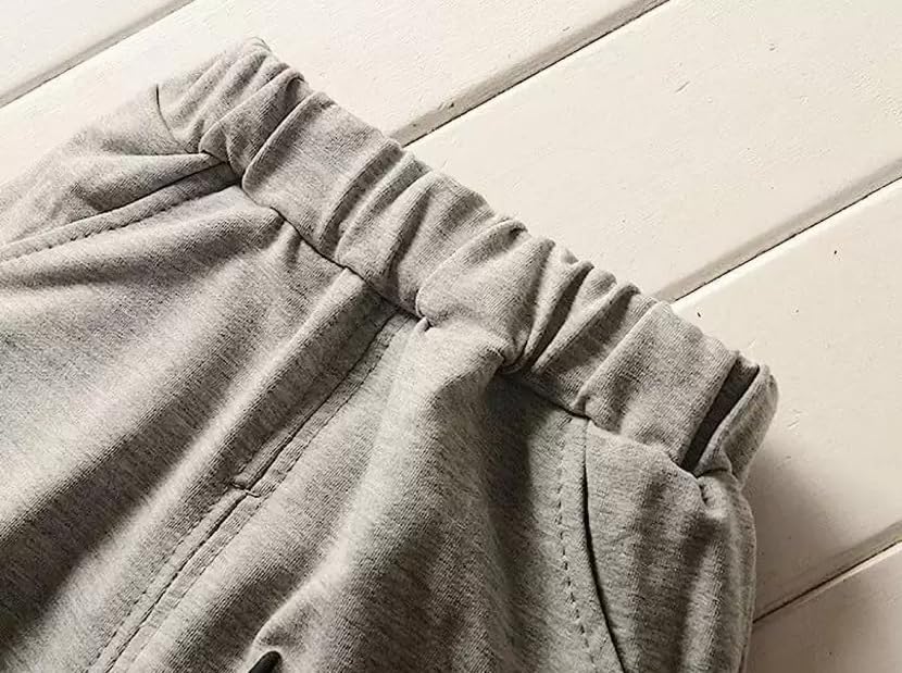 Ameeha Kids Winter Wear Casual Clothing Set for Baby Boy Girl (12 Months-18 Months, Grey-Style) 2