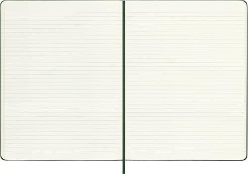 Miniatura 6 de Cuaderno Moleskine, extragrande, a rayas, verde mirto, tapa dura (7.5 x 9.75).