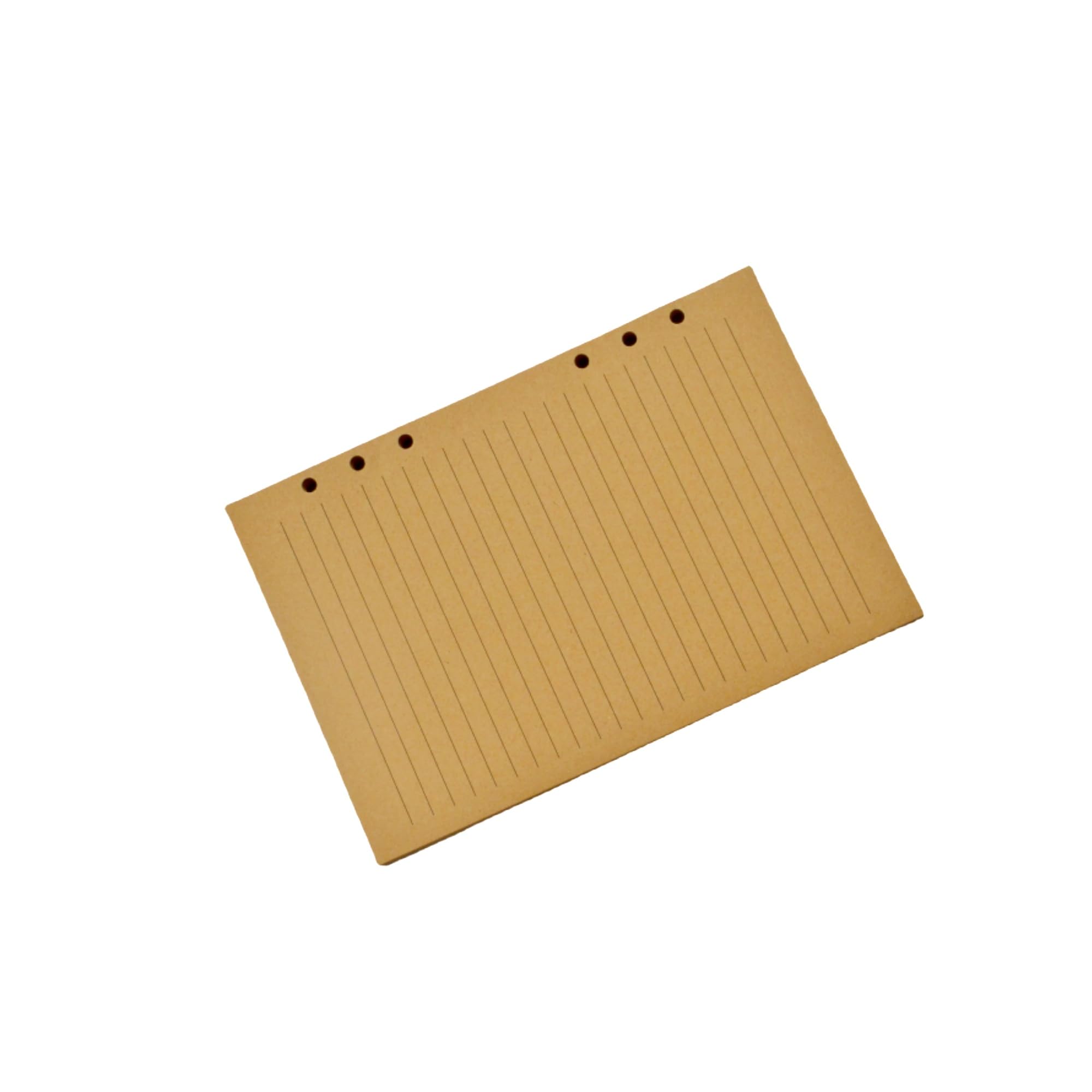 JJNUSA A5 Refill Paper, 80 Sheets 160 Pages A5 Loose Leaf Paper 6 Hole Notebook Refills for 6 Ring Refillable Binder Notebook Planner Diary Journals Painting Organiser Lined