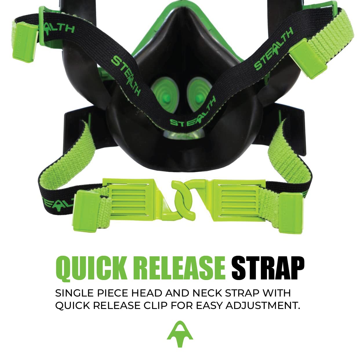 Stealth Air+Vis maska ochronna z okularami ochronnymi, wymienny filtr HEPAC® z filtrem cząstek stałych, maska przeciwpyłowa z wygodnymi paskami, wytrzymałe okulary ochronne zapewniające maksymalne