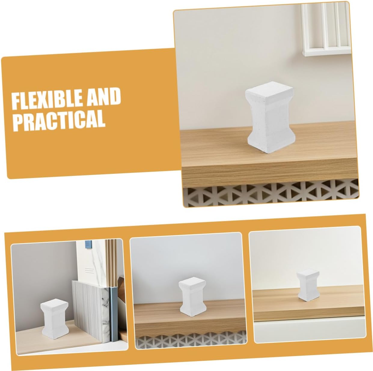 KONTONTY 2pcs Ceramic Support Pillars Pottery Firing Accessories Versatile Board Support Tool for Pottery Artists Compatible Various Configurations