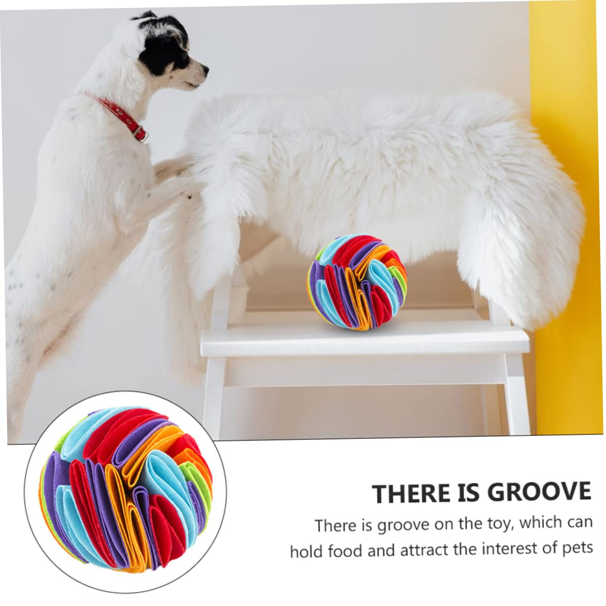 Supvox 4 Stück Hunde Schnüffelball Spielzeug Für Haustiere Kleine Tennisbälle Für Hunde Leckerli Ball Für Trainingsbälle Für Schnüffel Trainingsbälle Spielzeug