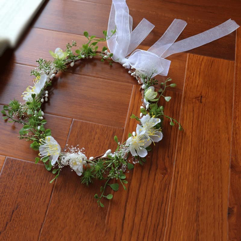 JSEIAJB Garland Bridal Headdress Seaside Holiday Accessories Headflower Hair Hoop Hair Accessories