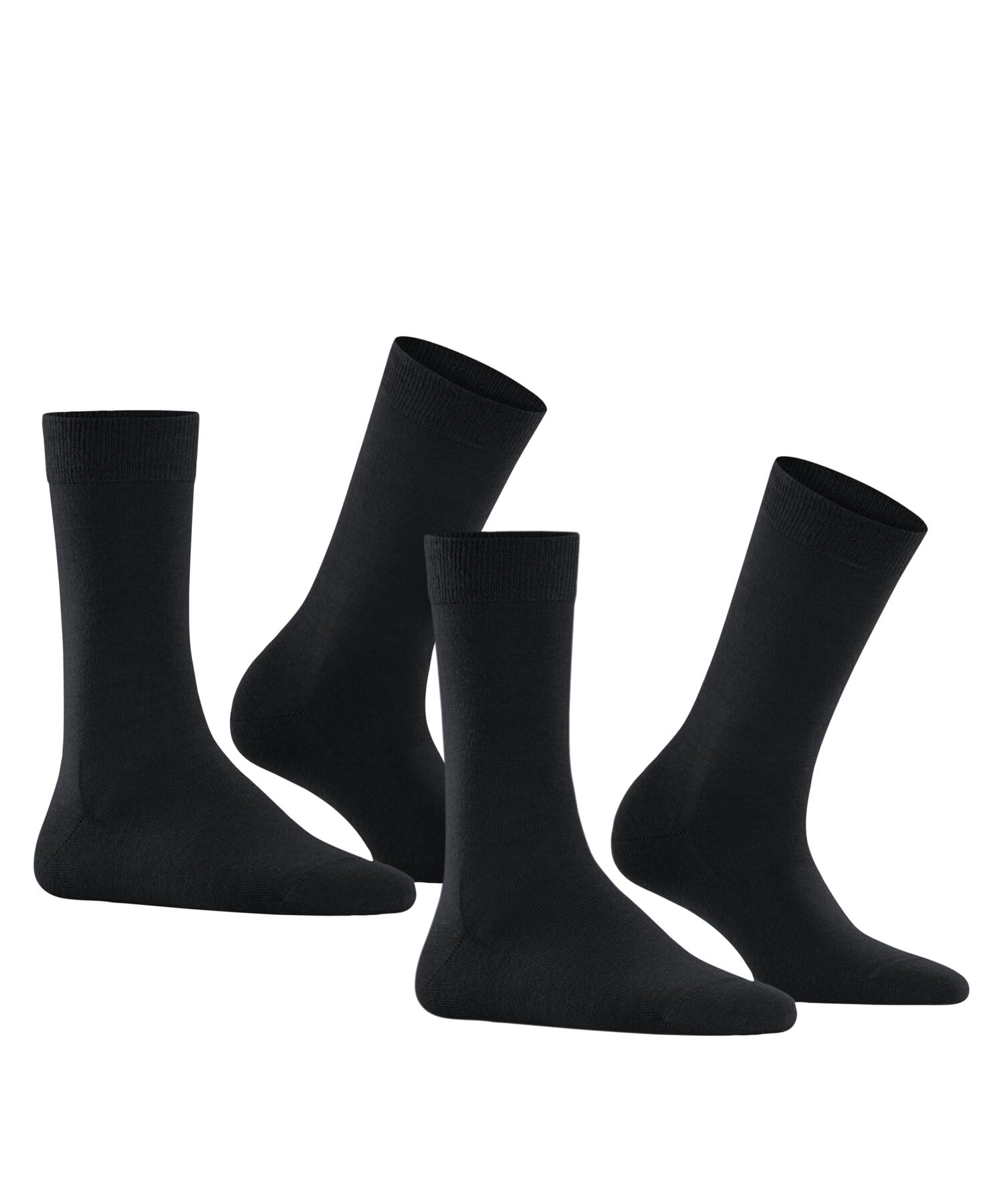 FALKE Women's Softmerino 2-Pack calcetines lana algodón transpirable