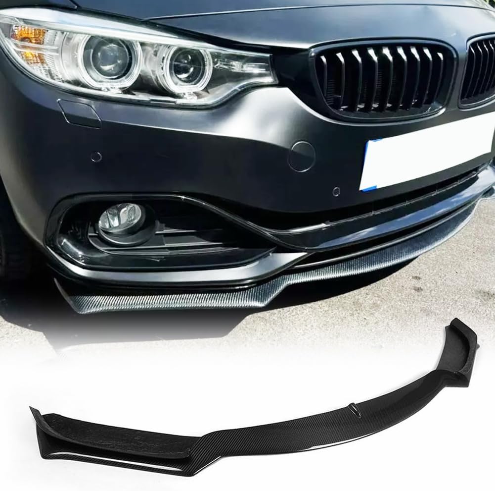 Carbon Fibre Front Splitter Covers for BMW 4 Series F32 F33 F36 Base Bumper 420i 428i 435i 440i 2014-2018 Front Bumper Lip Chin Spoiler Splitter Factory Outlet