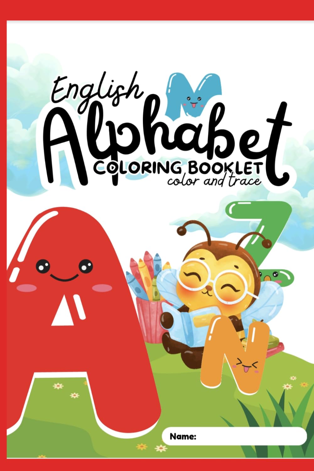 English Alphabet Coloring Book