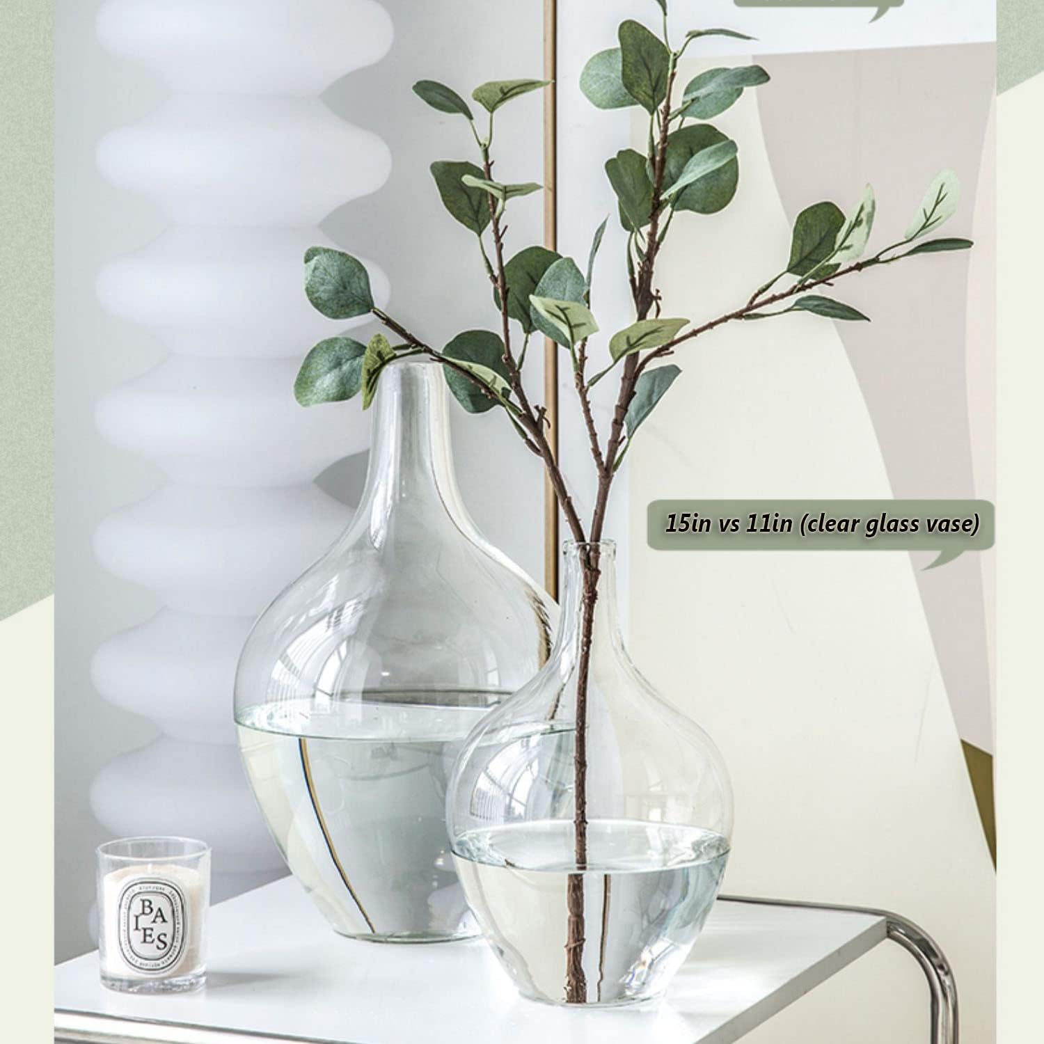 Vasos Altos E Transparentes Vasos De Vidro Altos Para Decoração,