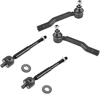 Vista 60 de TRQ Juego de varillas de acoplamiento delanteras interiores y exteriores, 4 piezas, compatibles con Infiniti G35 03-09 Nissan 350Z 2003-2007