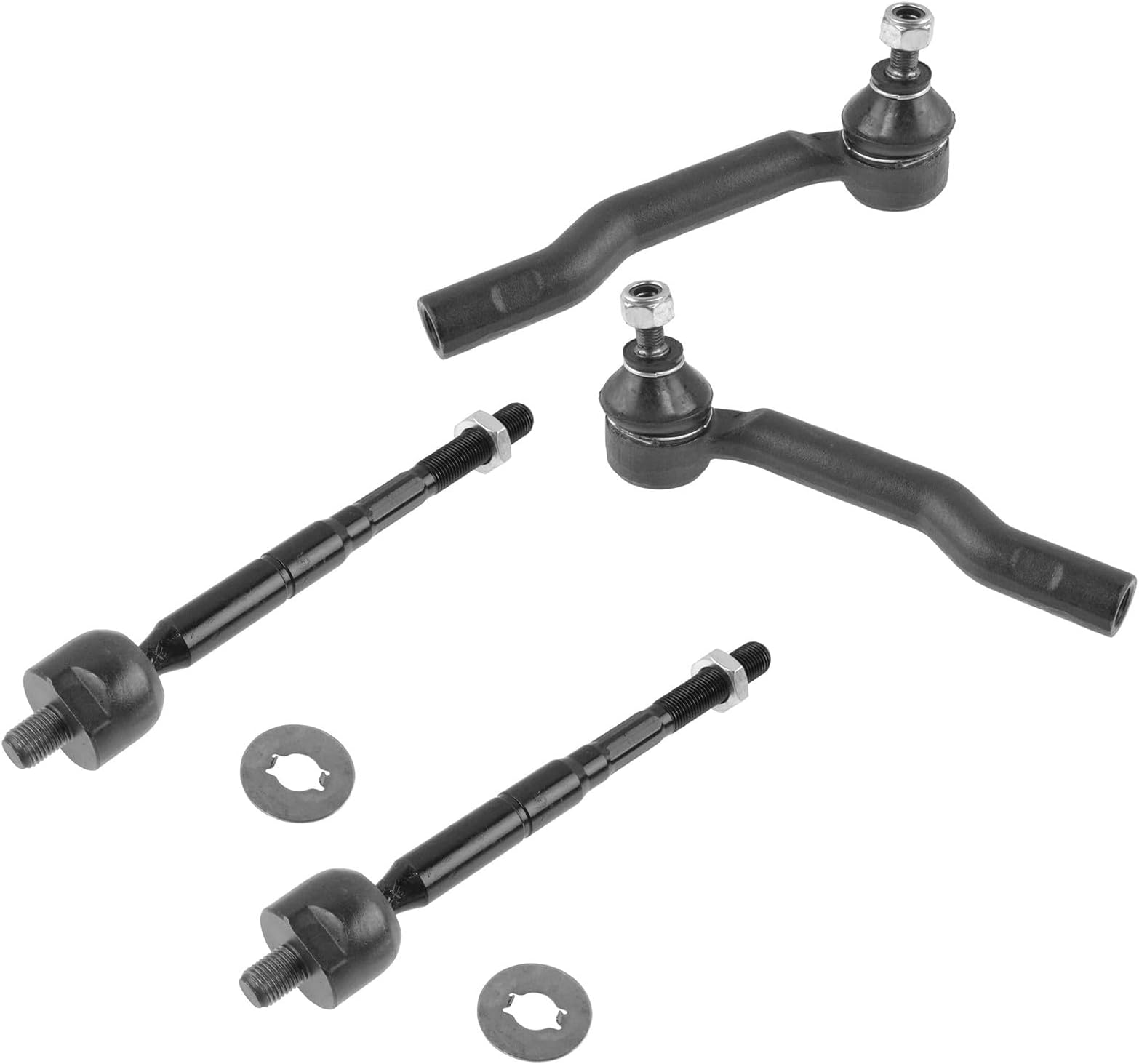 TRQ Tie Rod End Inner Outer LH RH Pair for 99-04 Chevy Tracker Suzuki Vitara
