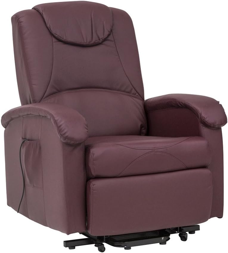 poltrona reclinabile in pelle per persone basse