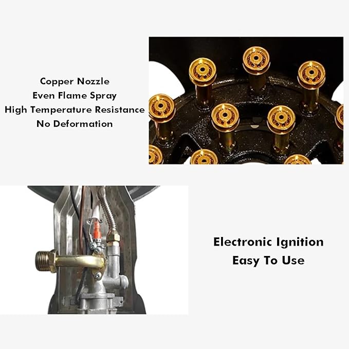 Estufa de Gas Portátil de 1 Puesto con Protección de Apagado miniatura 4