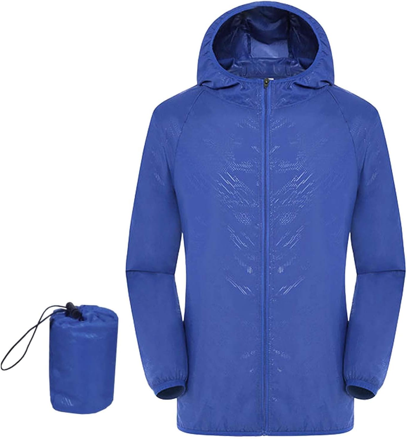 Veste De Pluie Légère Pour Hommes - Imperméable Coupe-vent Avec Capuche Pour Vélo Et Plein Air | Taille S à 4XL