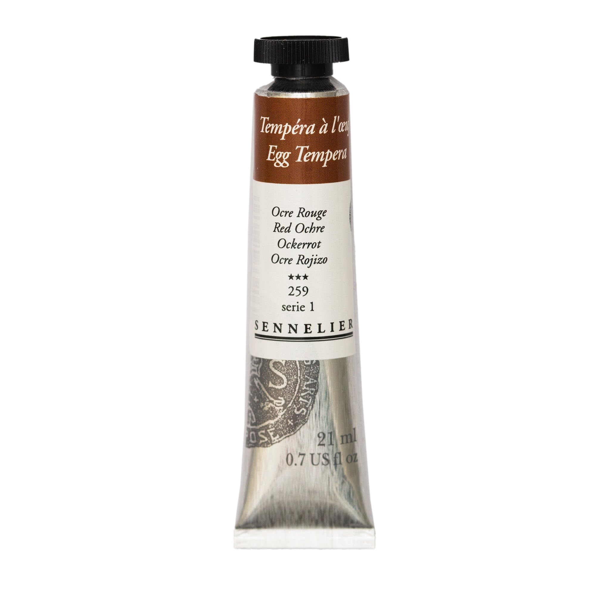 Sennelier : Egg Tempera Paint : 21ml : Red Ochre