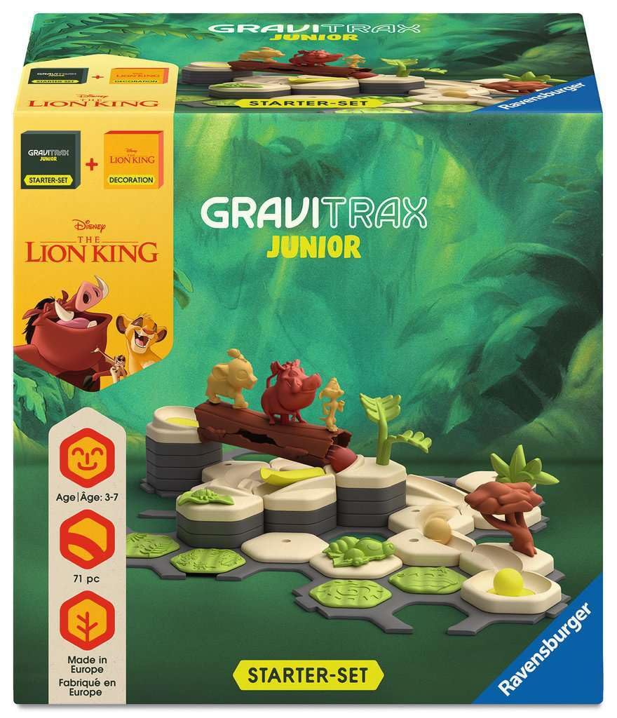 GraviTrax Junior: Lion King Bundle| STEM Toy | Enhances Creative Thinking | Globally Recognized Brand | Ideal for Kids Ages 3 and Up