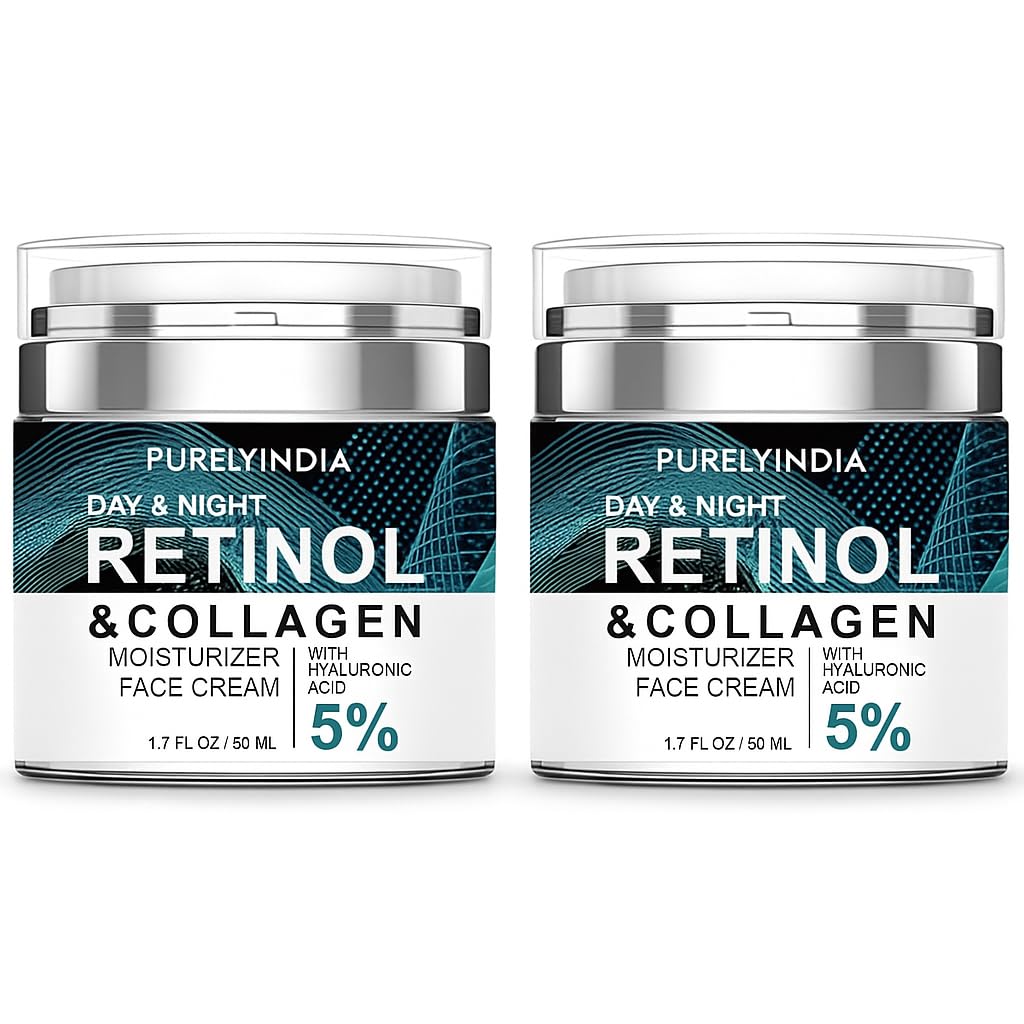 Retinol Face Cream Pack of 2 | Anti-Aging...