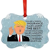 Vista 101 de Andaz Press Presidente Donald Trump Fancy Frame Recuerdo Adorno de Navidad, Regalo de broma de Técnico de Farmacia, 1 paquete, divertidas ideas