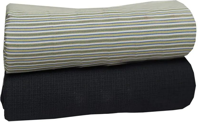 its' fashion impact siyaram's Cotton Unstitched Striped Shirt & Trouser Fabric Set-picture-11