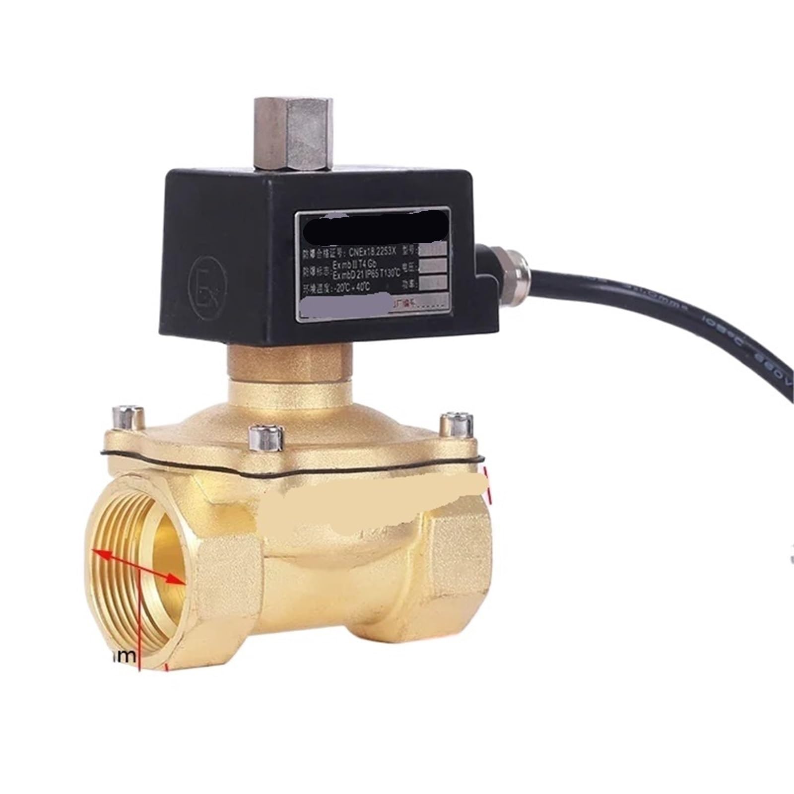 Moevgridr 1.2 Inch Ac220v Normally Open Solenoid Valve(1.2 Inch Ac220v)