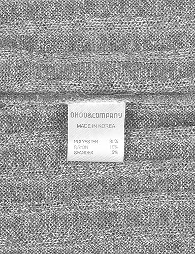 Ohoo Men's Cotton Blended Slim Fit Sweater Vest Knit V-Neck Sleeveless Pullover Sweater4