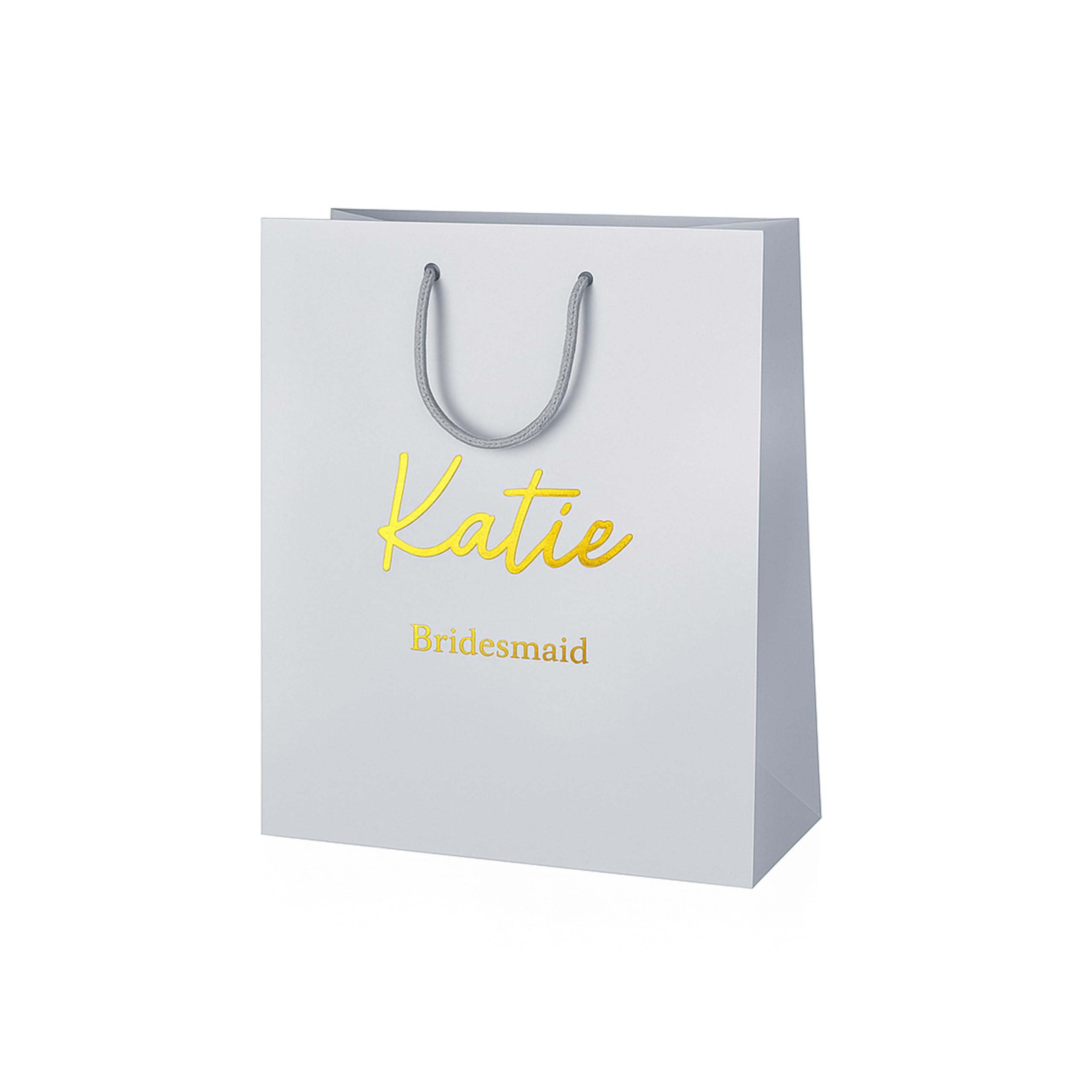 COOKIES AND KOALAS Bridesmaid Gift Bag - Silver Small 20x24x10cm