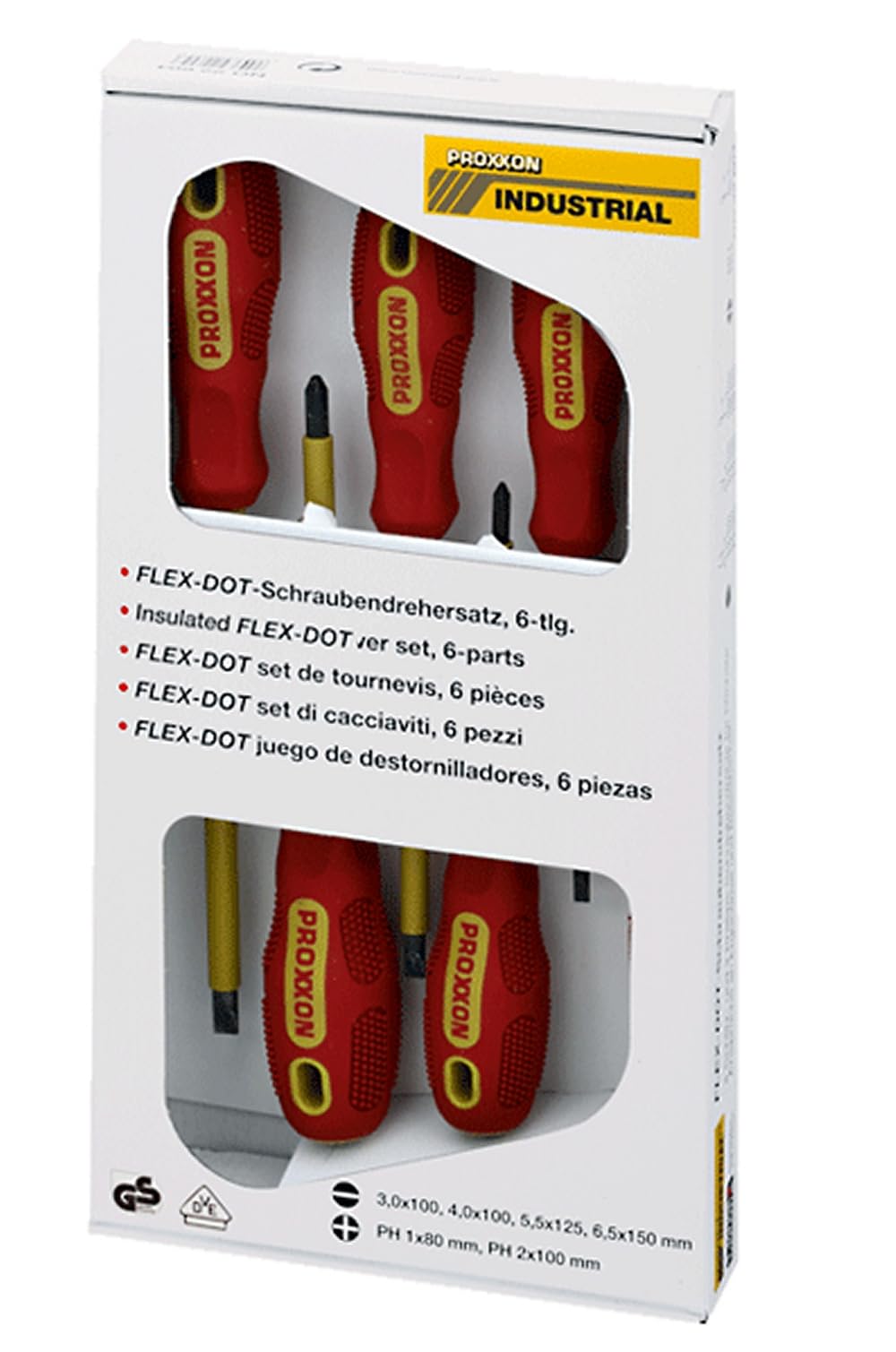 Proxxon Range Insulated Screwdriver Set Vde (German Electrical Engineering Association 4006274226302