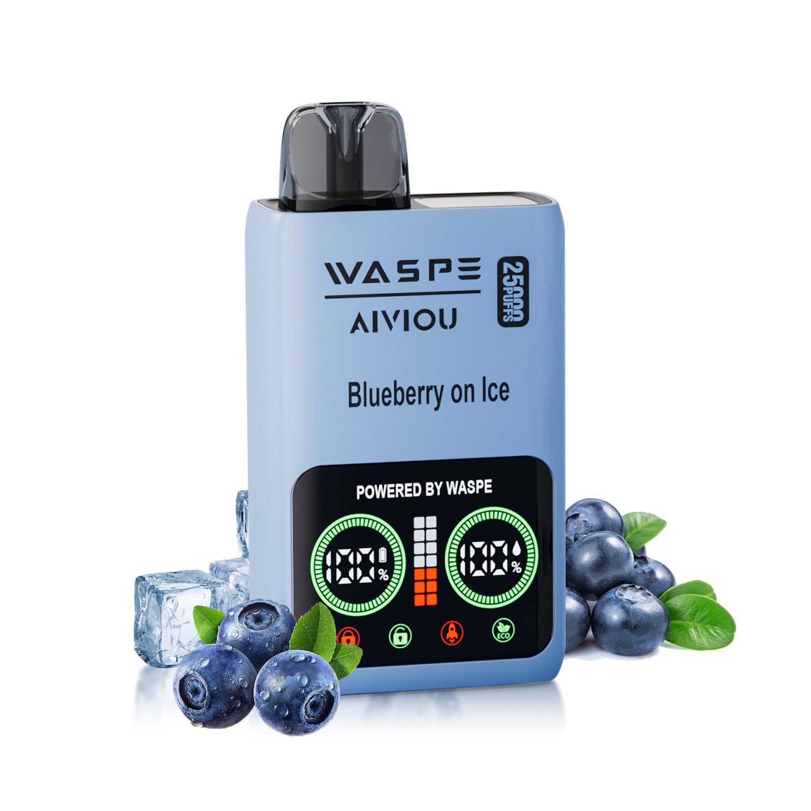 ２つ　WASPE ブルーベリー フレーバー デバイス　ノーニコチン 2つ WASPE ブルーベリー フレーバー デバイス ノーニコチン