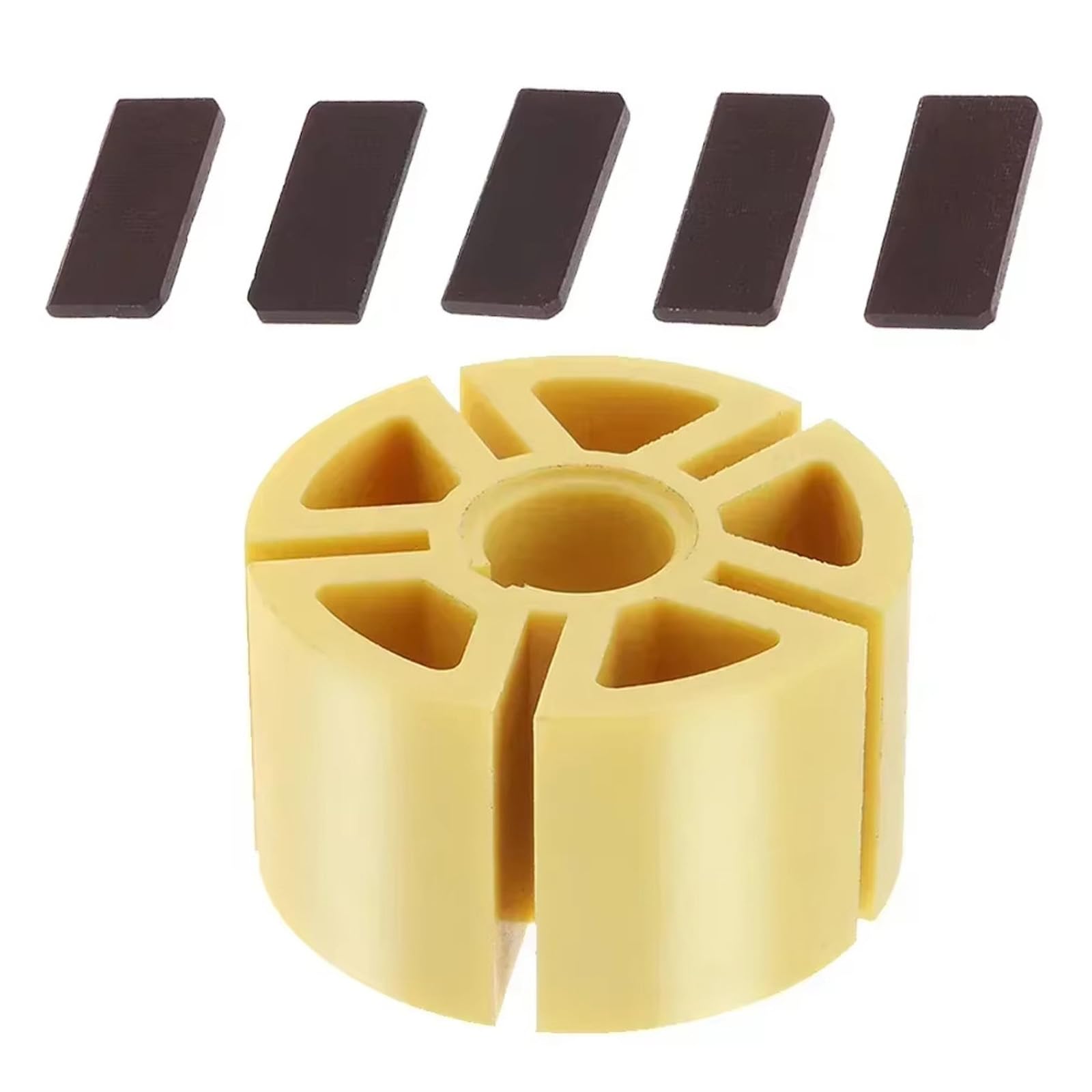 2Pcs Air Tool Rotor with Suitable with 5Inch Sanders Construction Tool Power Accessories Air Die Grinders Parts