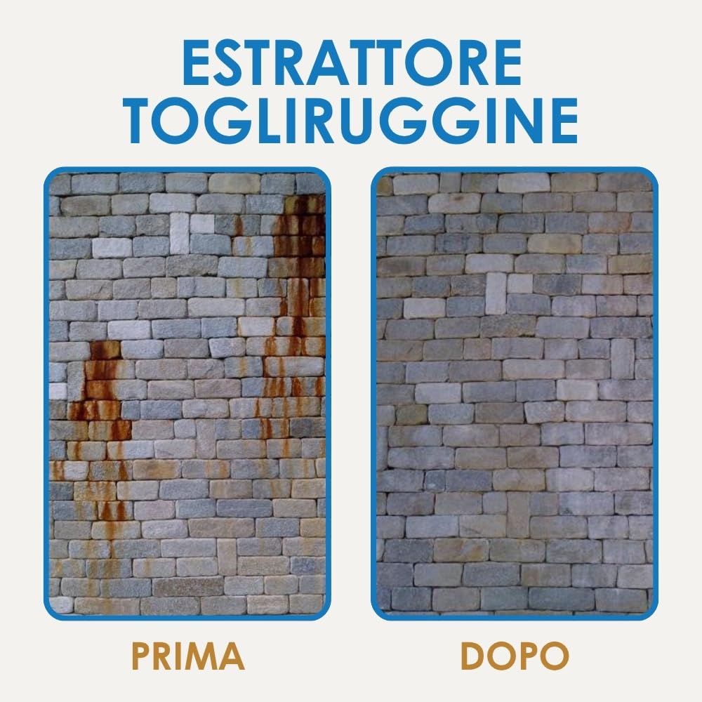 GEAL ESTRATTORE TOGLIRUGGINE. Rimuove Macchie di Ruggine da Pavimento e Rivestimenti anche in Marmo. 100ML