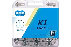 KMC K1 Single Speed Chain: Unbeatable Strength, Stunning Aesthetics