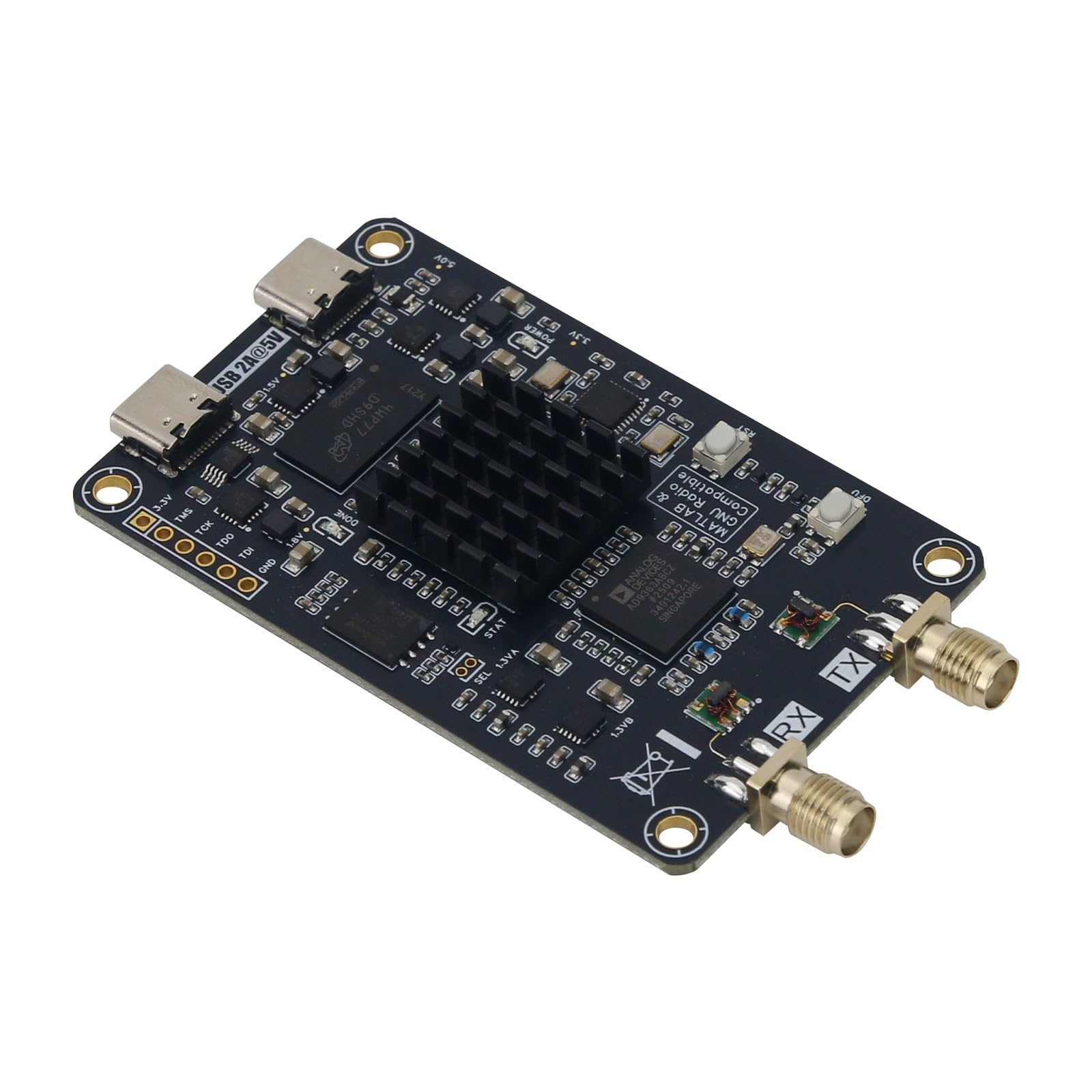 7010+AD9363 Software Defined Radio Entwicklungsboard 70MHz–6GHz Mini SDR Hardware mit USB- & Ethernet-Schnittstellen, SD-Karten-Boot-Unterstützung