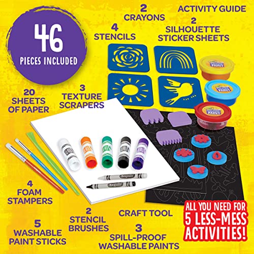 Crayola Less Mess Painting Activity Kit - image 4
