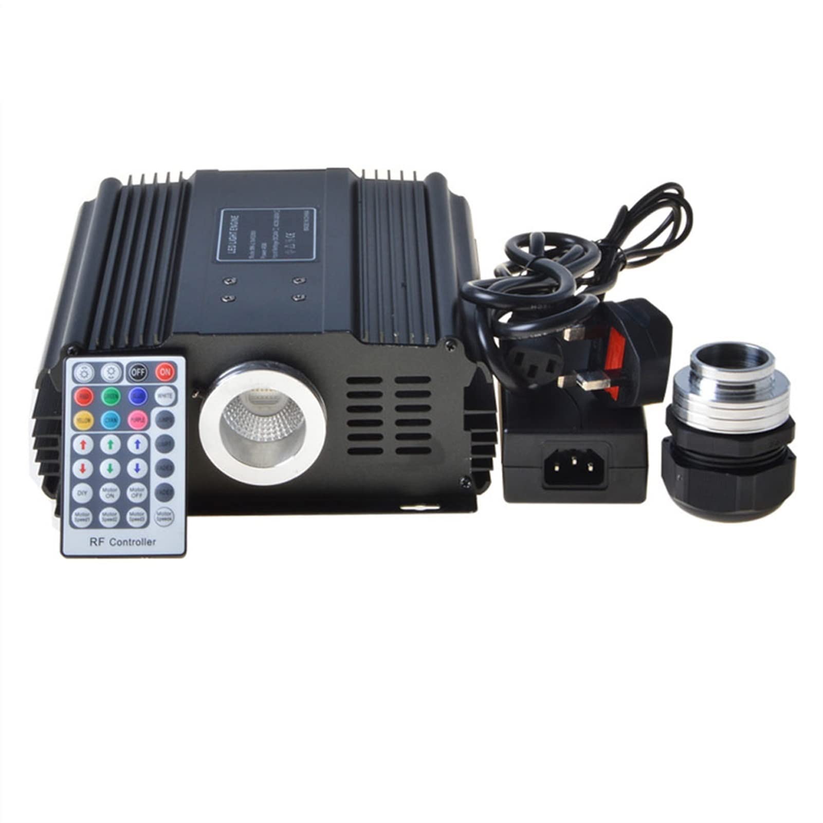 CUDTAPI LED Fiber Optic Light Engine LED Light Source 28key Remote Controller 60W RGBW Fiber Optic Engine For DIY Star Swimming Pool Lighting