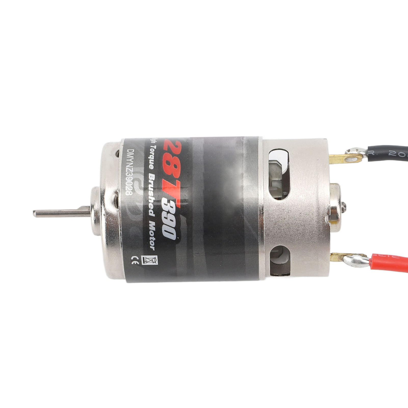 Moteur RC 390, 44,5 x 27,5 mm/1,8 x 1,1 po Moteur RC 28T Haute Torsion Faible Bruit En Acier Inoxydable Brossé 390 Télécommande Convient pour Traxxas 1/16 Voiture télécommandée