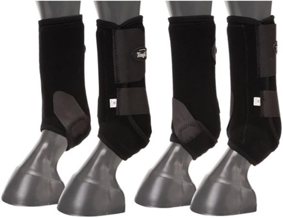 Tough 1Extreme Vented Sport Boots Set, Black, 1