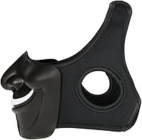 Vista 5 de CMAIR4U Airsoft Half Face Masks Halloween Costume Cosplay Evil Demon Kabuki Samurai Hannya Oni Mask