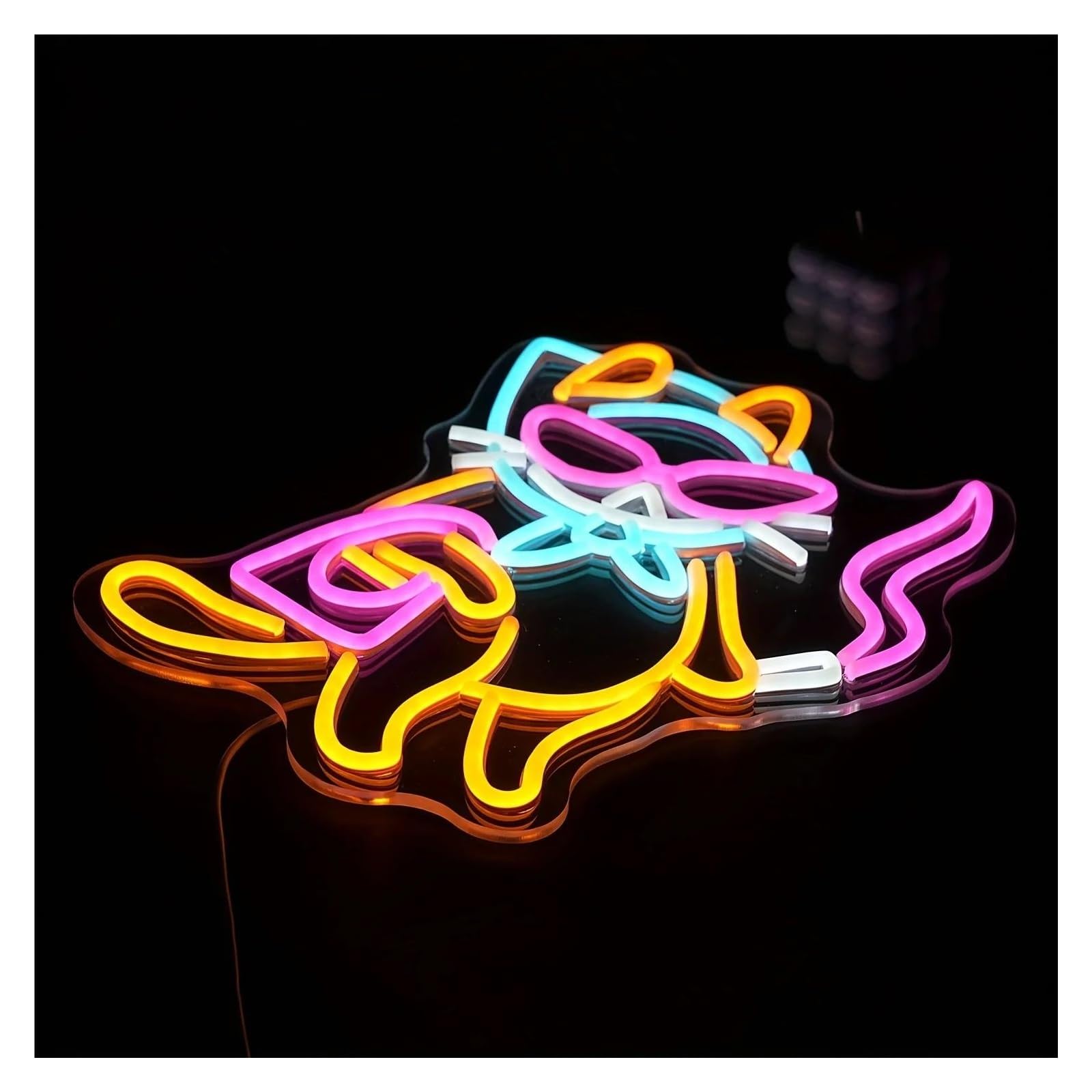 Wiszące neony artystyczne Neonowa Tablica Z Napisem Smoking Cat Light Dimmable USB Powered For Hotel Bar Home Room Farmhouse Wall Decor 33cmx33.5cm