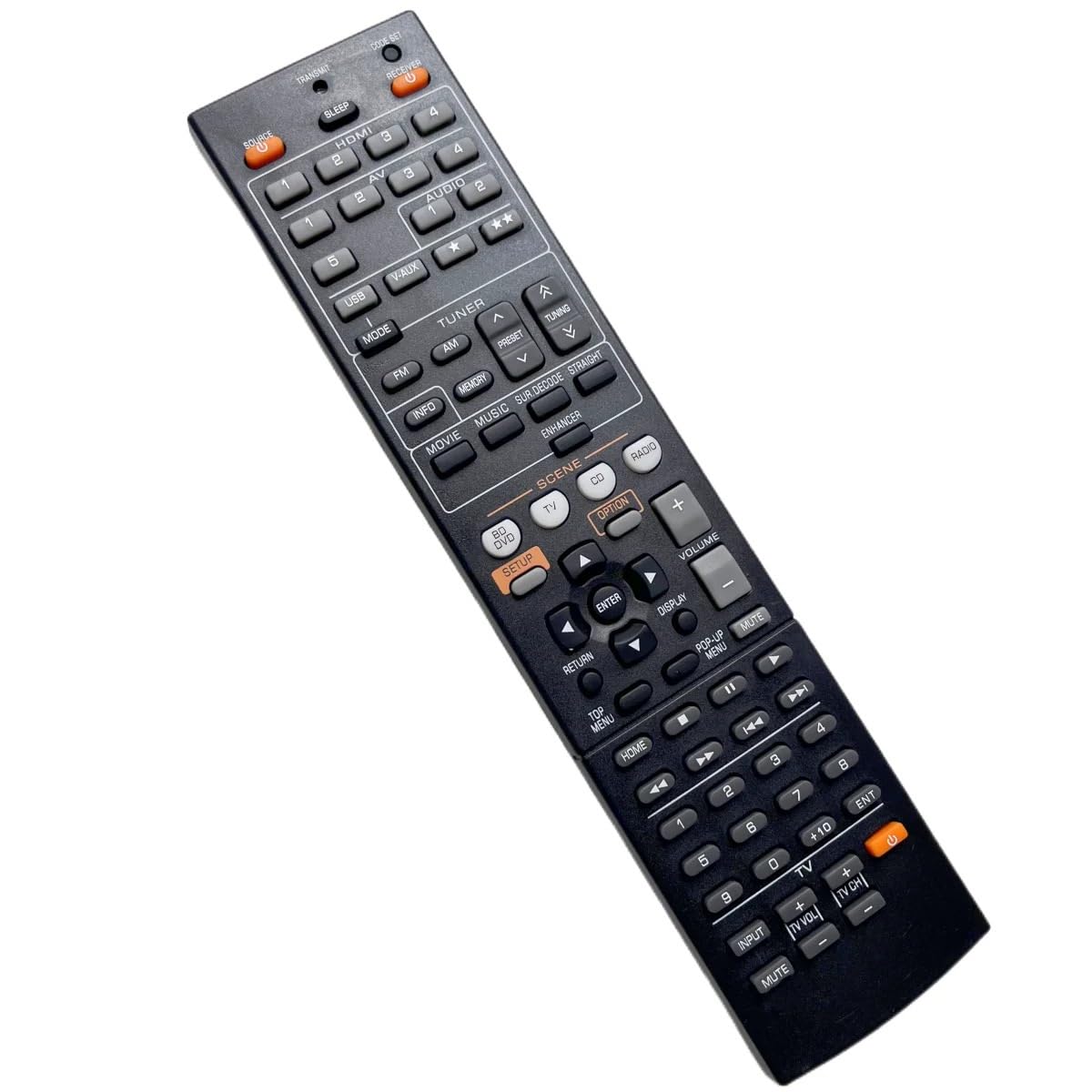Nowy pilot zdalnego sterowania pasujący do amplitunera AV YAMAHA RX-V375 RX-V467 RX-V565 RX-V567 RX-V571 RX-V665 RX-V765 HTR-3066BL RX-V373BL